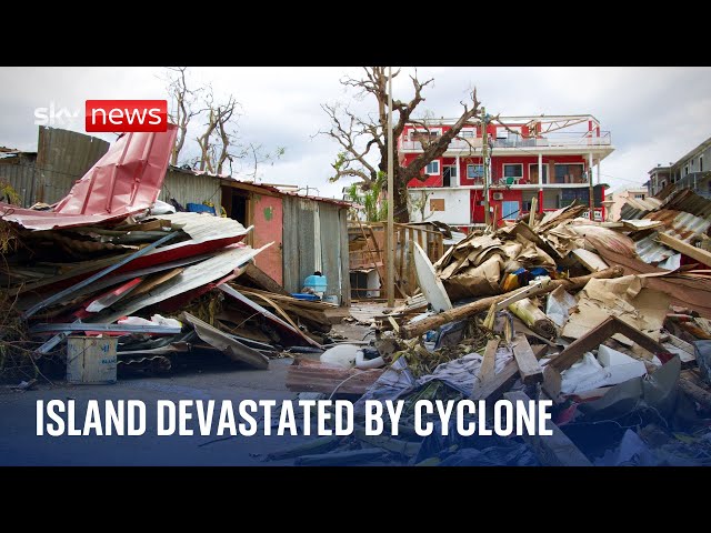 ⁣Cyclone survivors live 'wretched existence' on cut-off island of Mayotte