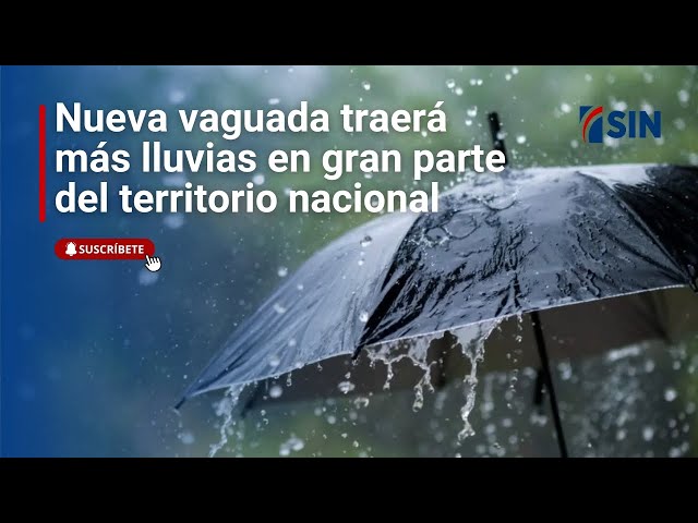 ⁣Nueva vaguada traerá más lluvias en gran parte del territorio nacional