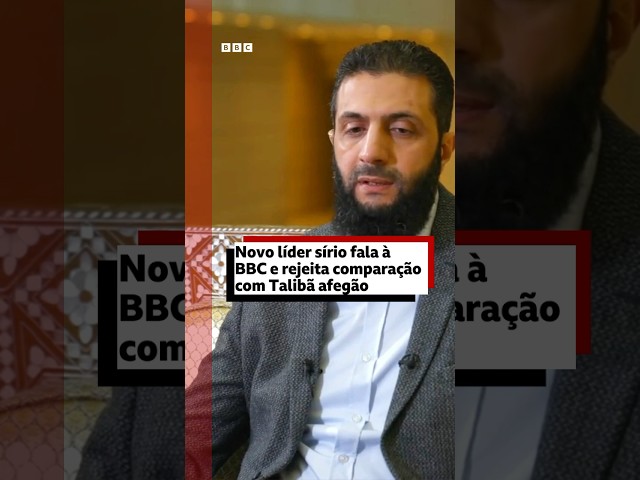 ⁣Síria: novo líder do país fala à BBC após derrubar regime de Assad #bbcnewsbrasil