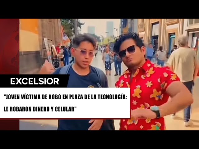 ⁣Joven relata cómo le robaron su dinero en Plaza de la Tecnología