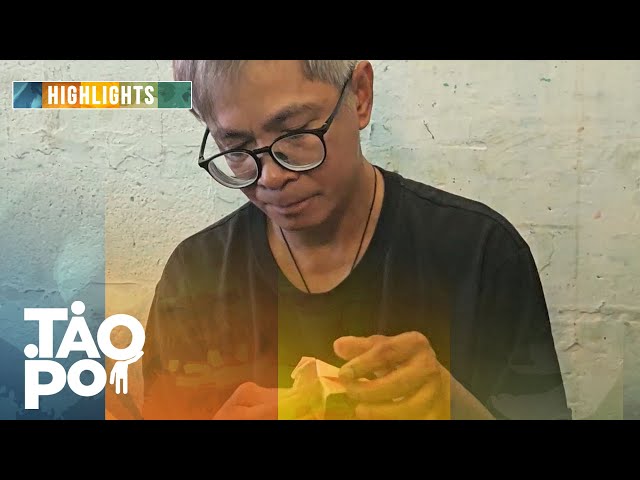 ⁣'Tao Po' : Tatay na malabo ang mata matiyagang gumagawa ng origami para sa pamilya