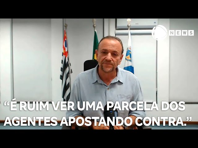 ⁣"É ruim ver uma parcela dos agentes apostando contra o Brasil", diz Edinho Silva sobre dól