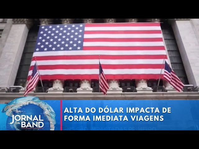 ⁣Alta do dólar impacta de forma imediata viagens e compras internacionais | Jornal da Band