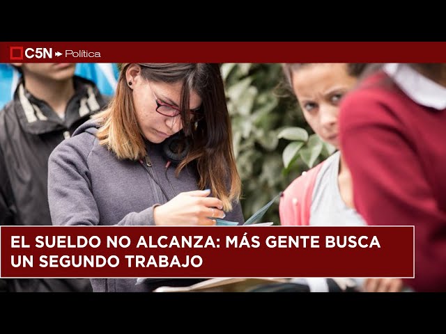 ⁣El SUELDO no ALCANZA: más GENTE busca un SEGUNDO trabajo