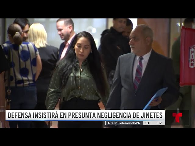 ⁣Defensa de Ruthy Trenche insiste en negligencia de jinetes arrollados