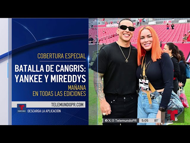 ⁣Vista de Daddy Yankee y su esposa será transmitida en vivo