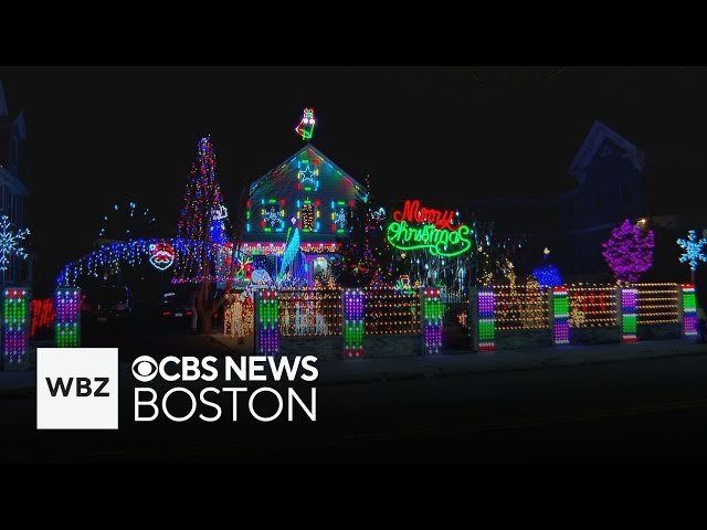 ⁣Dorchester family's holiday light show earns praise from city