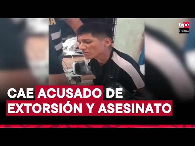 ⁣PNP captura a cabecilla de banda de extorsionadores en Chorrillos