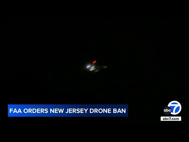 ⁣FAA temporarily bans drones in parts of New Jersey, notice threatens 'deadly force'