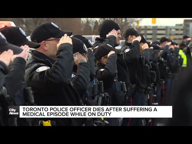 ⁣Toronto police officer, father of 2, dies while on duty