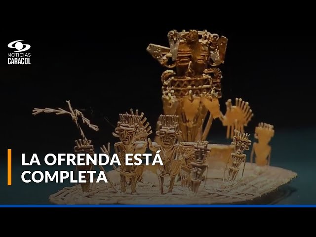 ⁣En el Museo de Oro de Bogotá se inauguró un nuevo escenario para la Balsa Muisca