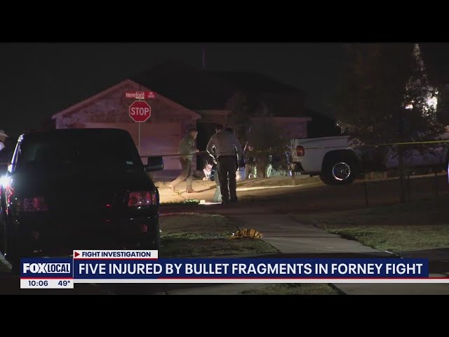 ⁣Forney Fight: 5 hurt after gun goes off while officers break up crowd of 100+