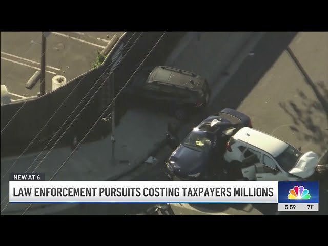 ⁣Law enforcement pursuits costing taxpayers millions