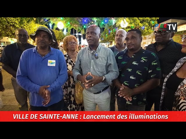 ⁣Ville de Sainte-Anne : Lancement des illuminations