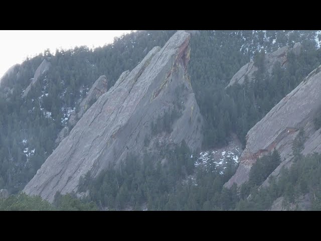 ⁣First responders discuss rescue operations on Boulder Flatirons