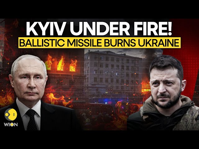 ⁣Russia-Ukraine War: Putin Strikes Kyiv With Deadly Ballistic Missile, Hours After Warning |WION LIVE