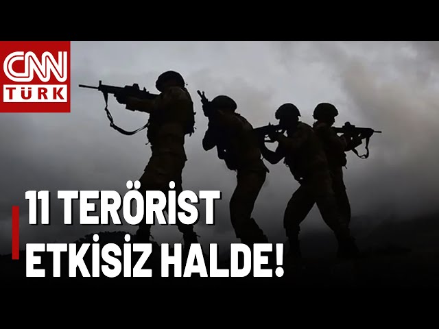 ⁣SON DAKİKA  MSB Açıkladı! Irak'ın Kuzeyinde 11 Terörist Öldürüldü