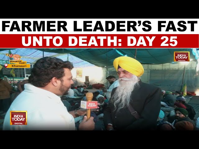 ⁣Farmers Protest: Farmer Leader's Fast Unto Death Enters 25th Day As Supreme Court Expresses Con