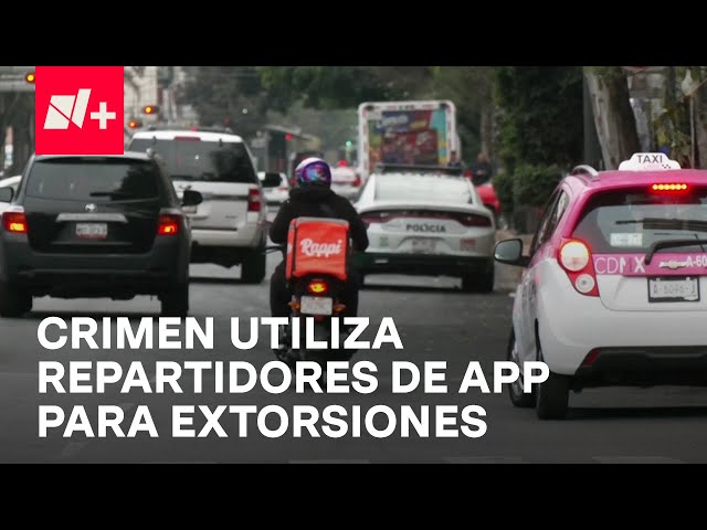 ⁣Criminales Contratan a Repartidores por Aplicación para Extorsionar a Comerciantes