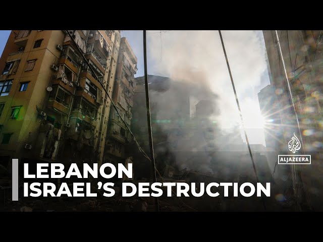 ⁣Israel’s destruction of Beirut: Lebanon assesses the scale of rebuilding