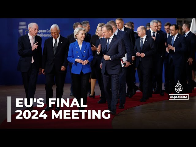 ⁣Europe looks ahead to 2025: EU meets for final time this year amid new challenges