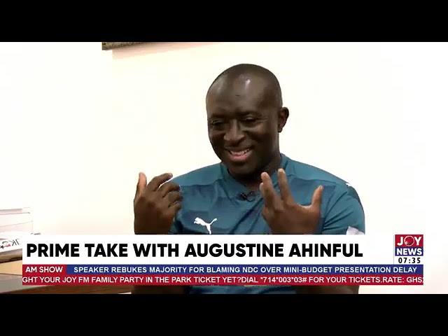 ⁣Prime Take with Augustine Ahinful: Former Black Stars striker shares his journey