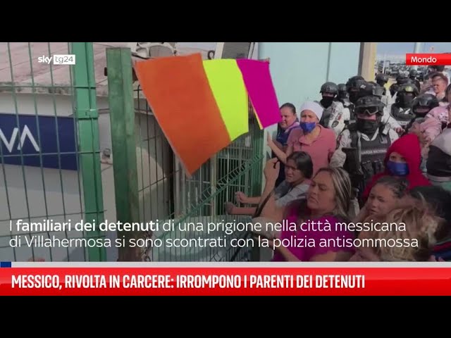 ⁣Messico, rivolta in carcere: irrompono parenti dei detenuti