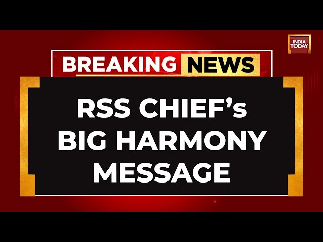 ⁣RSS Chief Mohan Bhagwat's Harmony Message: 'Don't Raise Ram Mandir Like Issues' 