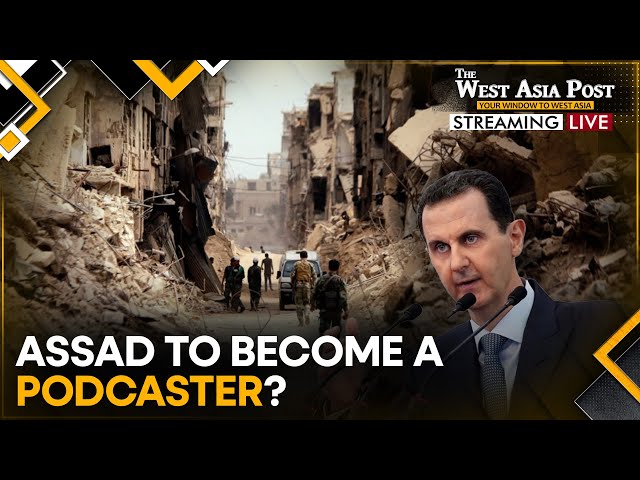 ⁣Syria Crisis: Assad To Become A Podcaster? | The West Asia Post LIVE | WION