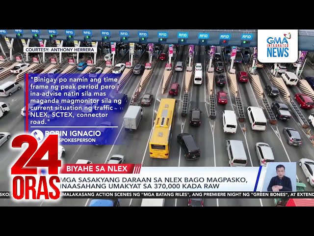 ⁣Pagbigat ng trapiko sa NLEX, unti-unti nang nararamdaman | 24 Oras