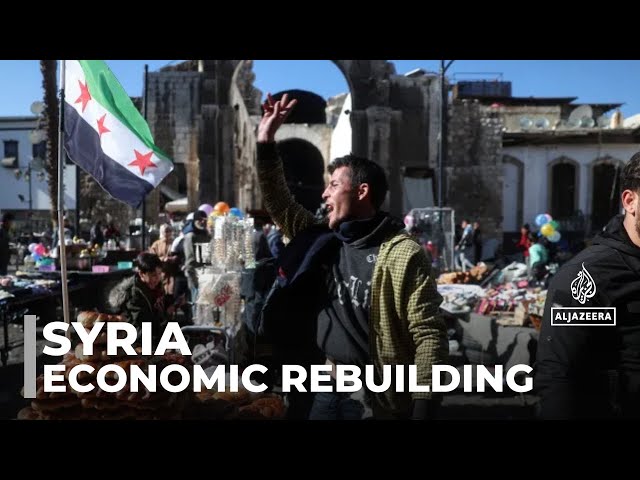 ⁣Rebuilding the economy: Syrians keen to see change after end of Assad regime