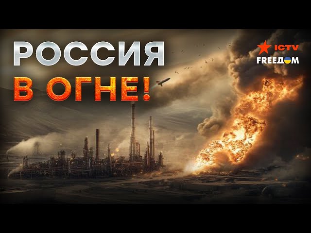 ⁣РАКЕТЫ РФ упадут НЕ ВЗЛЕТЕВ! ВСУ ШАНДАРАХНУЛИ по НОВОШАХТИНСКОМУ НПЗ - тонны нефти НА СВАЛКУ