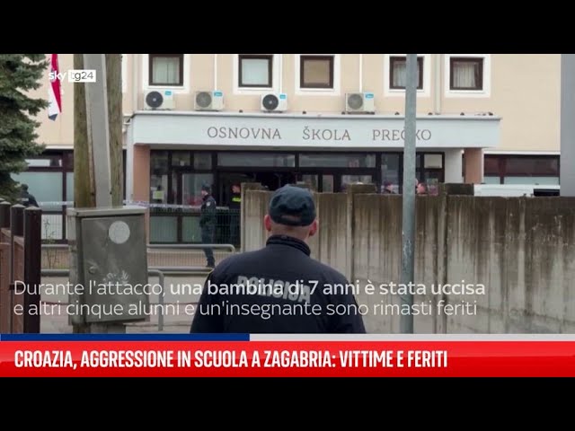 Croazia, attacco con coltello a scuola: uccisa una bambina