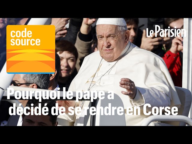 ⁣[PODCAST] Les coulisses de la visite du pape François en Corse