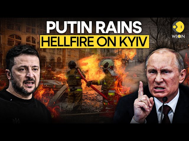 ⁣Russia-Ukraine War: Massive Fire Erupts As Putin Rains Hellfire on Kyiv | Zelensky Warns | WION LIVE