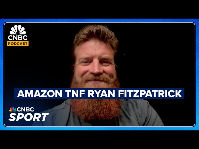 ⁣Amazon Prime TNF Analyst Ryan Fitzpatrick On Jeff Bezos And The NFL