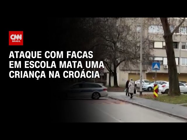 ⁣Ataque com facas em escola mata uma criança na Croácia | LIVE CNN