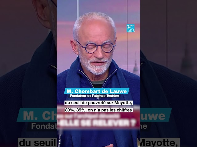 ⁣ "80 à 85% de personnes sont en dessous du seuil de #pauvreté à #Mayotte."• FRANCE 24