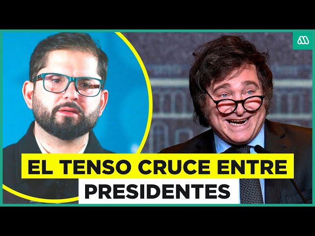 ⁣Boric le responde Milei: El tenso cruce entre mandatarios de Chile y Argentina