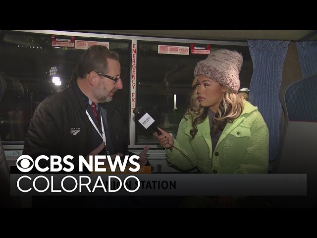 ⁣Winter Park Express allows skiers to skip the traffic, hit the slopes in Colorado's mountains