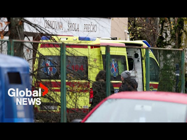 ⁣Knife attack at Croatia school kills 7-year-old child, injures others