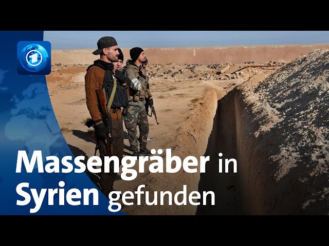 ⁣Nach Assad-Sturz: Untersuchung von Massengräbern in Syrien