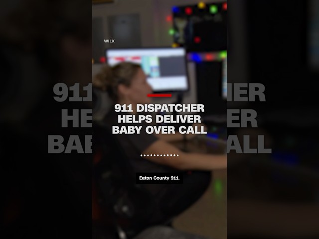 ⁣911 dispatcher helps deliver baby over call