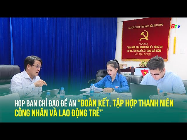 ⁣Họp Ban chỉ đạo Đề án “Đoàn kết, tập hợp thanh niên công nhân và lao động trẻ”