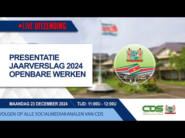 ⁣PRESENTATIE JAARVERSLAG 2024 OPENBARE WERKEN 23-12-2024