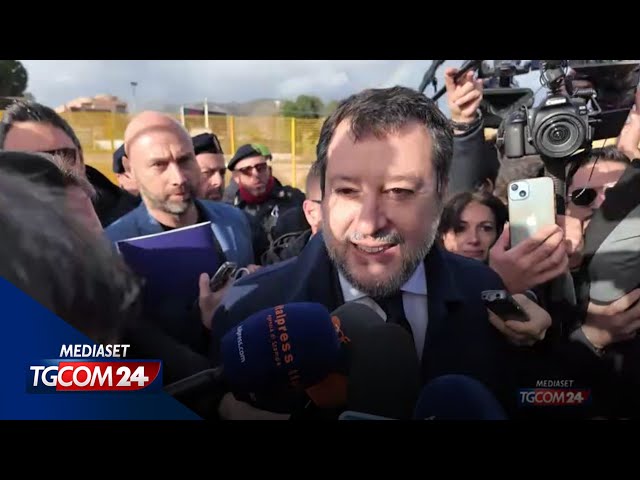 ⁣Open Arms, Salvini a Palermo: "Orgoglioso di ciò che ho fatto"