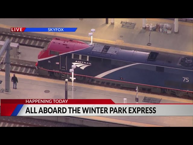 ⁣All aboard the Winter Park Express