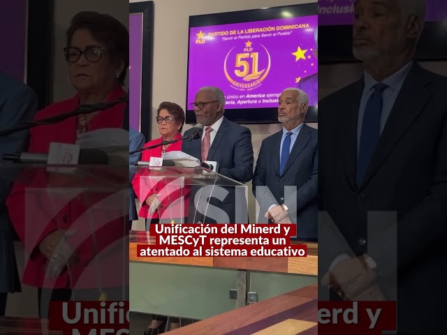 ⁣"Unificación del Minerd y MESCyT representa un atentado al sistema educativo"