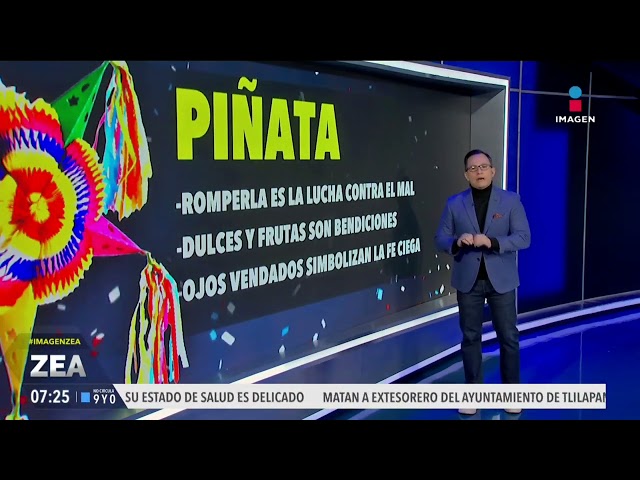 ⁣Significado y origen de la piñata navideña | Noticias con Francisco Zea