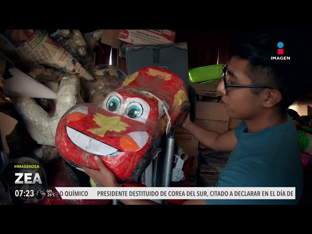 ⁣Arranca la temporada más ocupada para artesanos de piñatas | Noticias con Francisco Zea